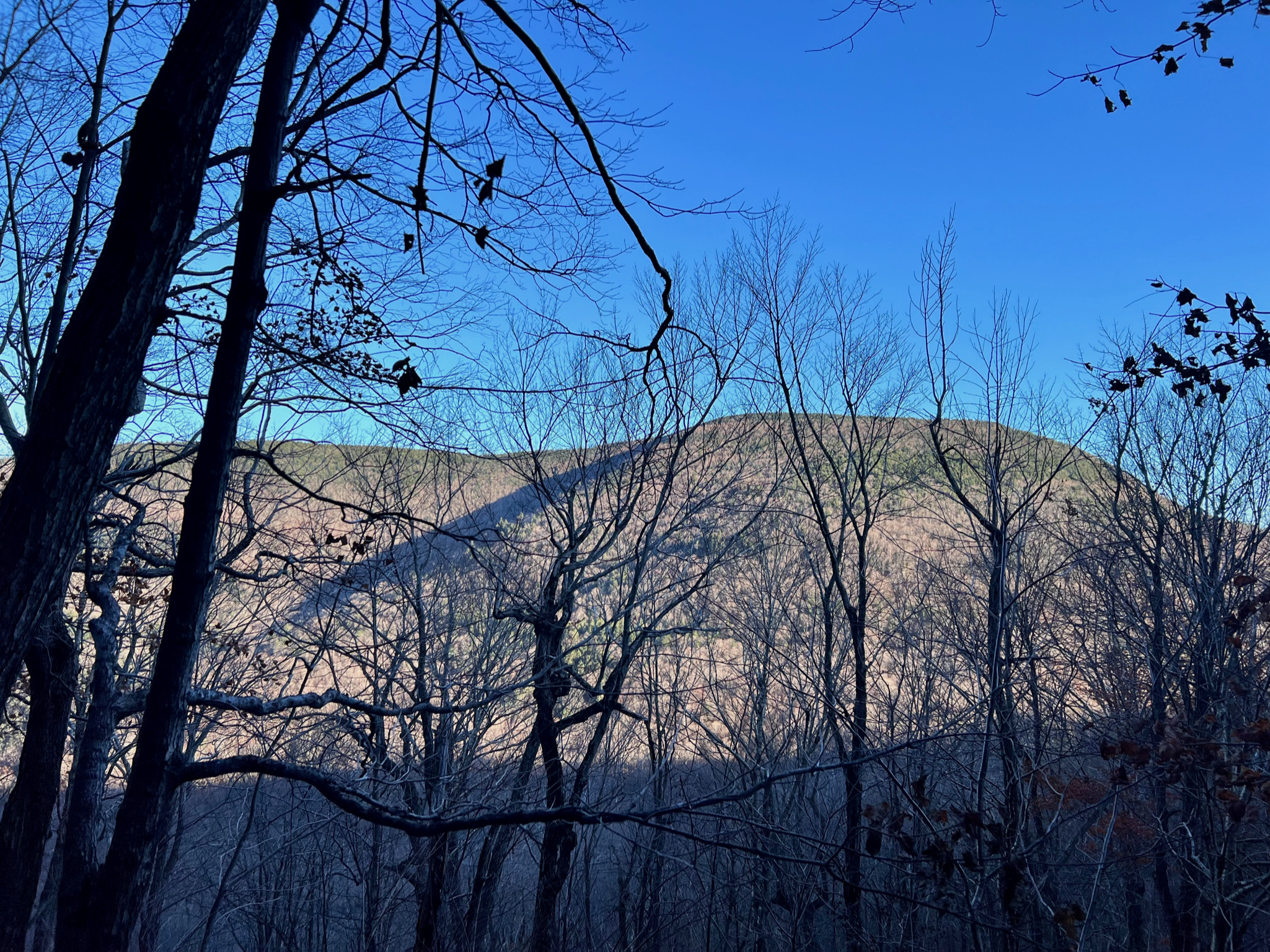 View of Plateau when descending Sugarloaf